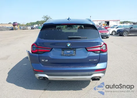 2022 BMW X3 xDrive30I z USA, uszkodzony, nr VIN WBX57DP06NN125595